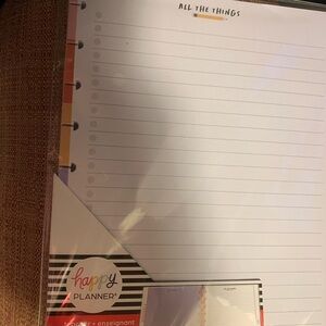 Happy Planner Notebook with Multicolor Tabs